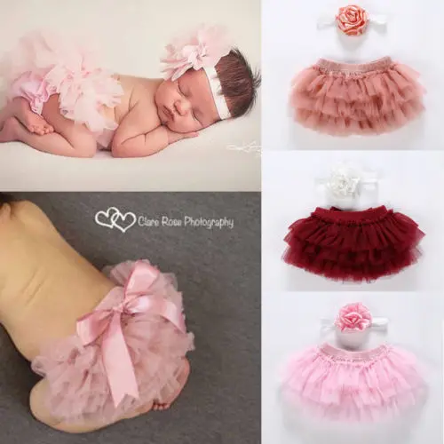 Focusnorm/Новое милое многослойное балетное кружевное танцевальное платье для новорожденных девочек; штаны; трусики; юбка-пачка; реквизит для фотосессии