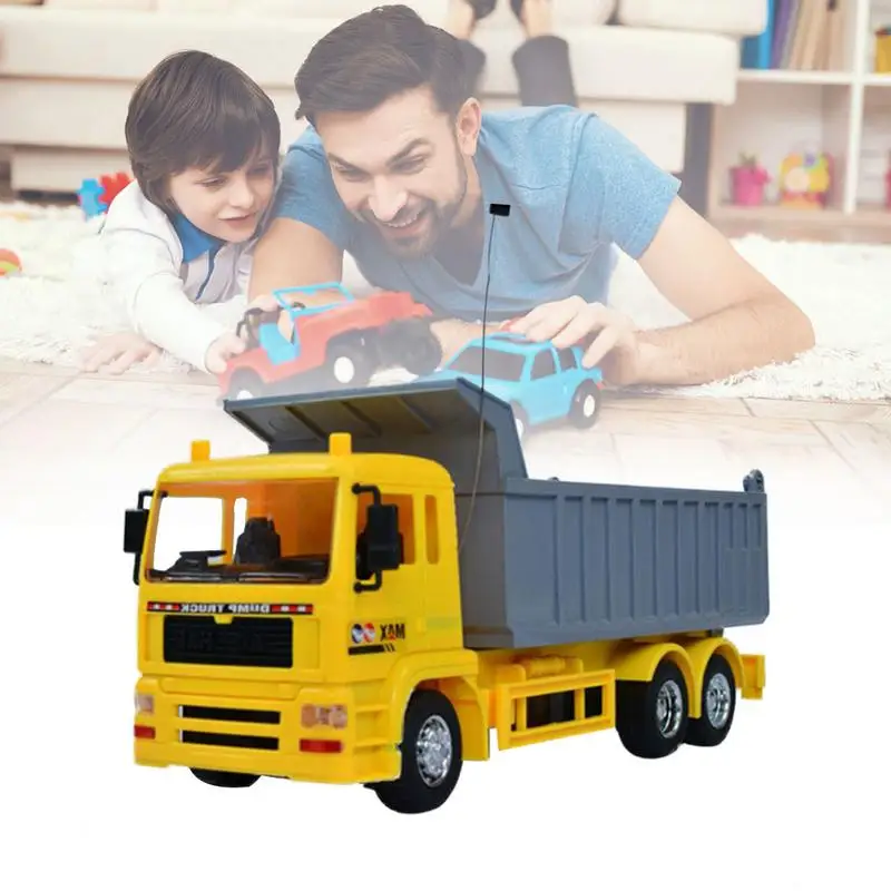 

Wireless Remote Control Engineering Truck Dump Child Toy Car Model Engineer Truck