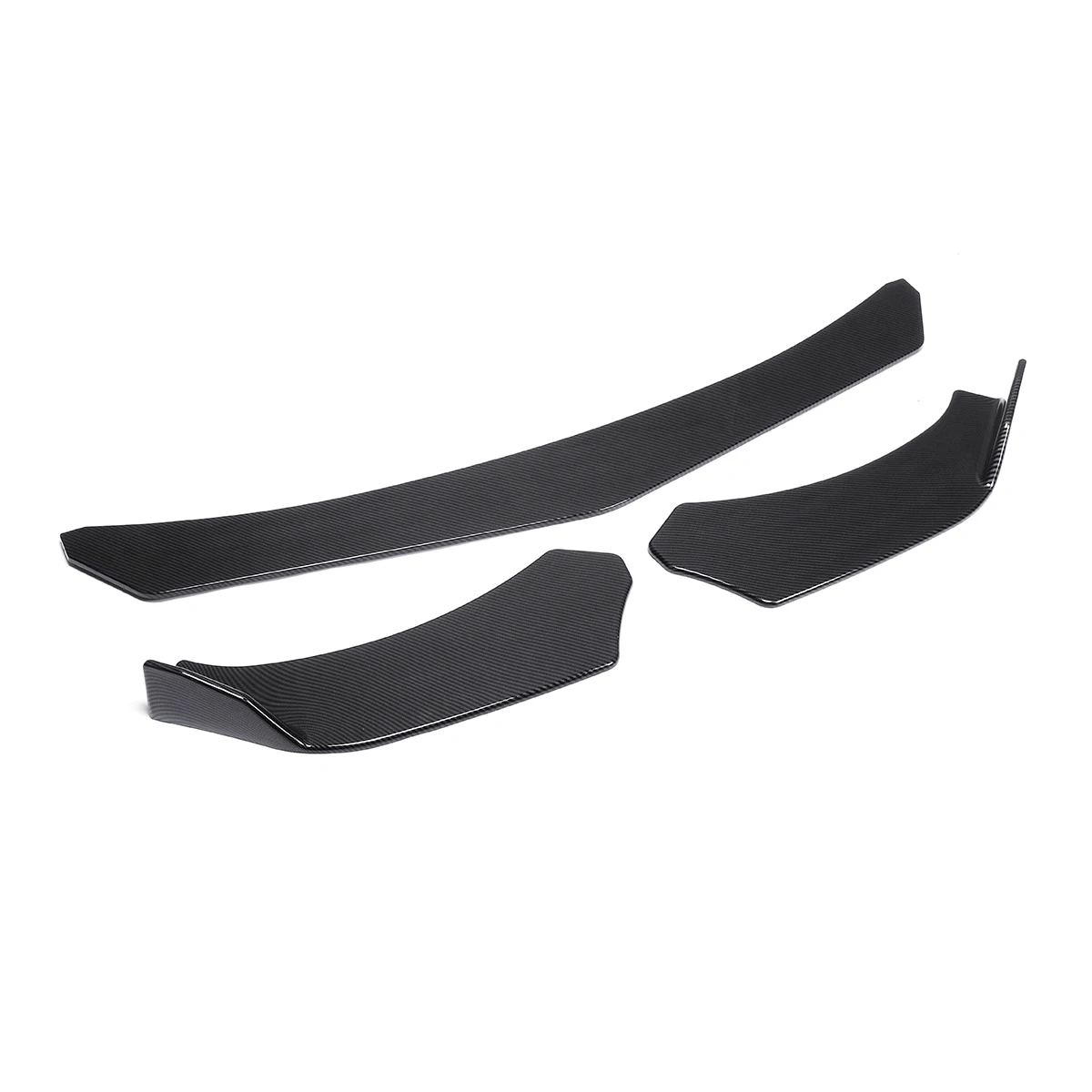 3 piezas de coche Universal frente labio inferior Chin parachoques Spoiler Kits de cuerpo de fibra de carbono para BMW F10 F30 f32 F36 F80 M3 F82 M4 G30
