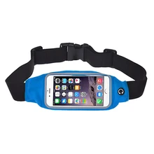 Водостойкая Беговая сумка поясная сумка спортивная поясная сумка сенсорный экран 5,5 ''телефон чехол Чехол для iPhone 8 6 6S 7 Plus фитнес аксессуары
