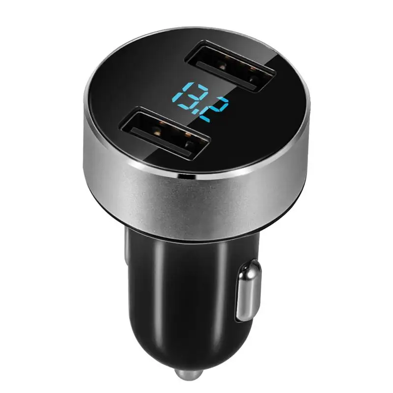 5V 3.1A автомобильное зарядное устройство дисплей прикуриватель двойной USB порт