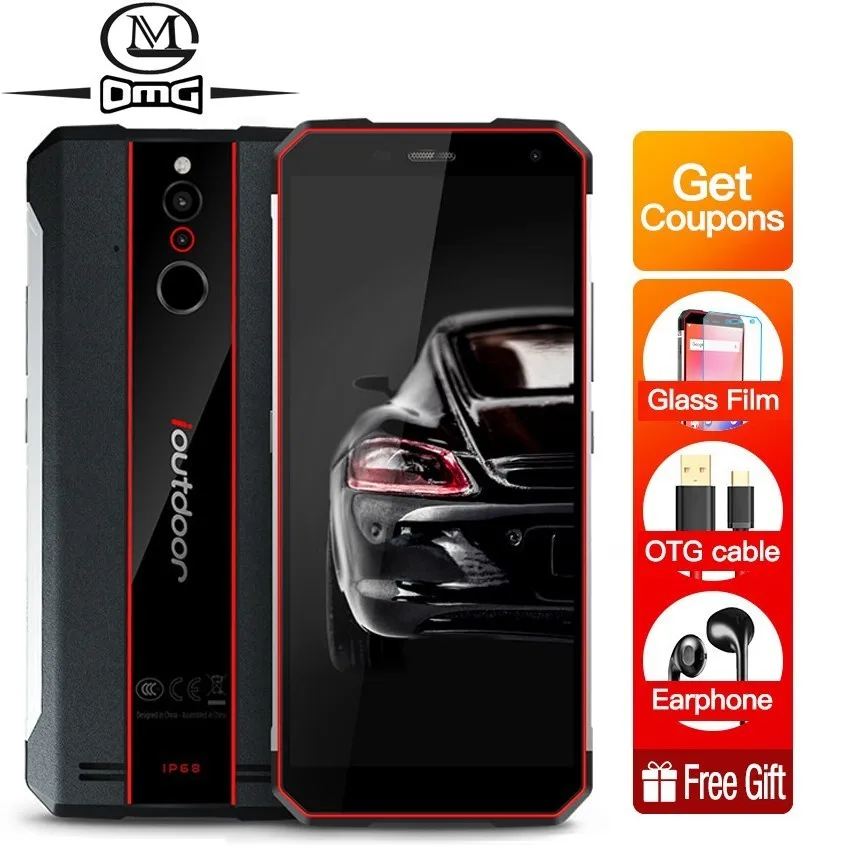 

Global version ioutdoor X Waterproof shockproof Mobile Phone Android 8.1 Face ID 5.7" 6GB + 128GB Helio P23 NFC 4G Smartphone