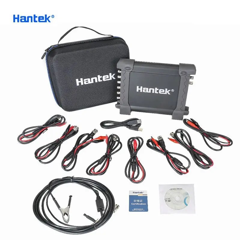 Hantek 1008C 8 каналов программируемый генератор 1008C автомобильный осциллограф цифровой Multime хранилище ПК Osciloscopio USB