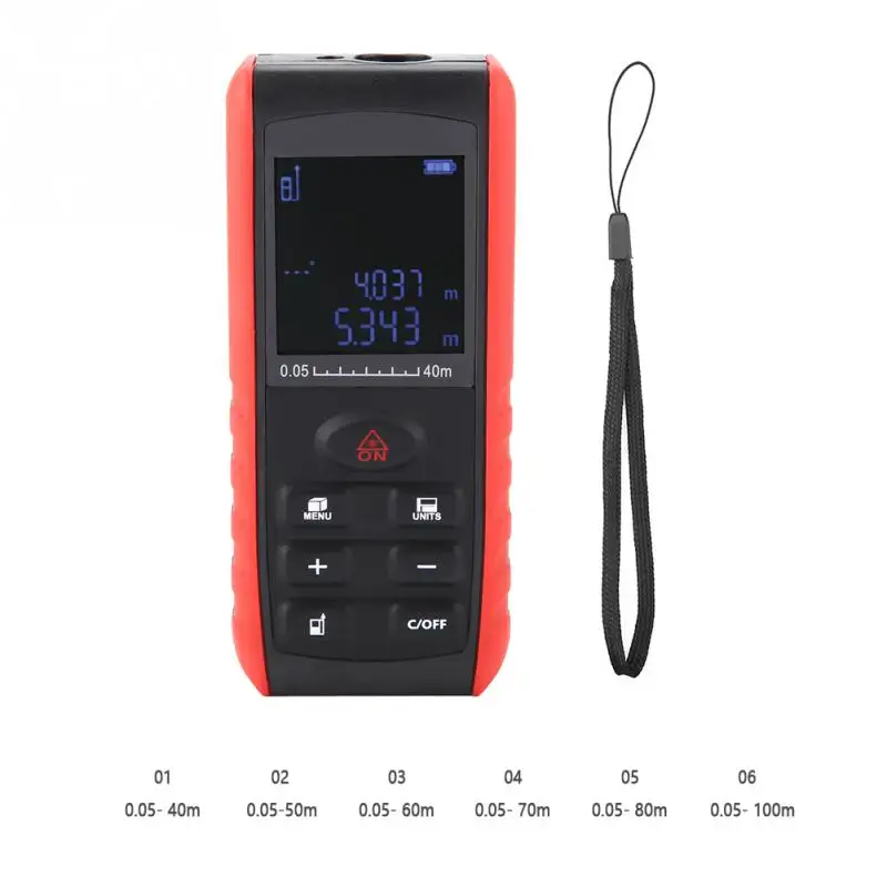 

Digital Laser Rangefinder KXL-E Digital Handheld Laser Distance Meter Range Finder Measure Diastimeter Distance Measuring Tools