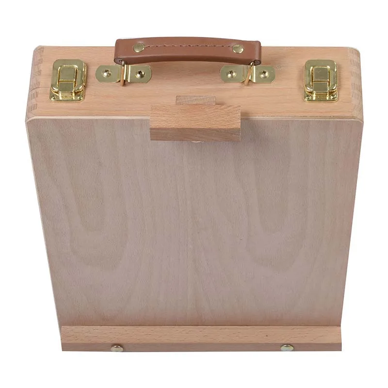  Easel Artist Craft with Integrated Wooden Box Art Drawing Painting Table Box
