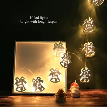 

10LEDs String Light Bell Shape Battery Powered String Fairy Lights Decoration Wire LED Light for Xmas lichterkette
