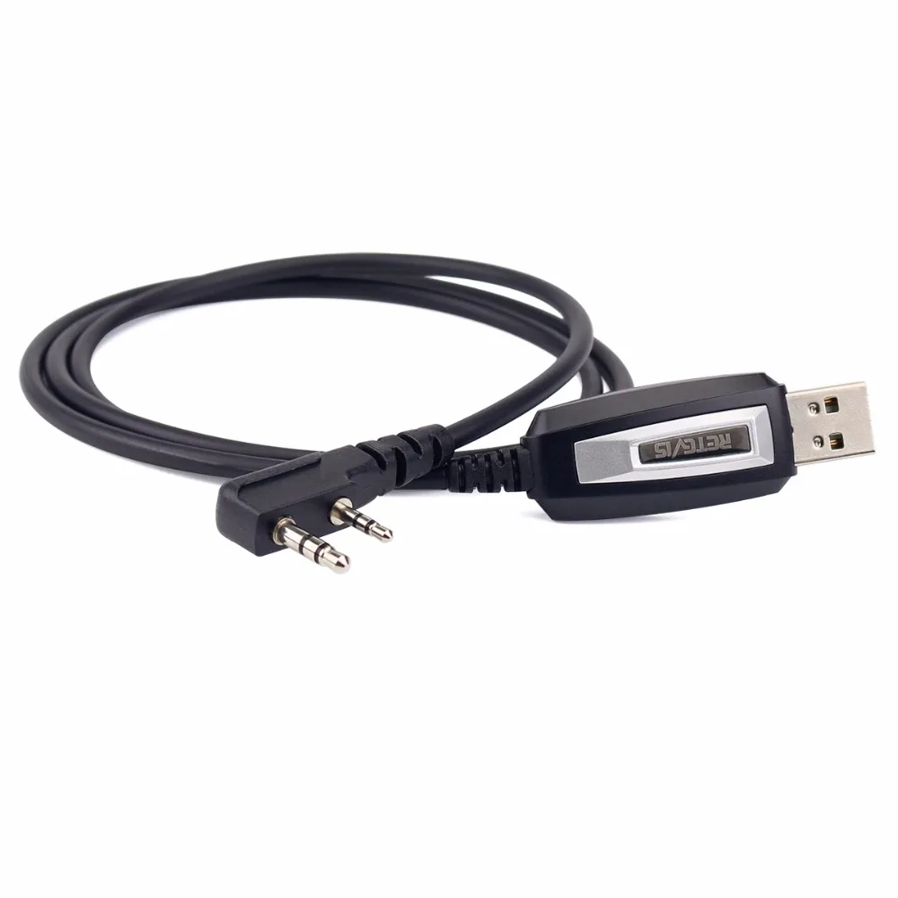 2Pin USB кабель для программирования Kenwood Baofeng UV5R UV 5R 888S RETEVIS H777 RT22 RT24 RT81 RT15 RT80