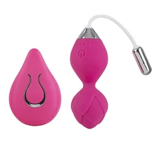10 Speeds Vaginal Balls Remote Vibrator Sex Toys For Woman Kegel Balls Vaginal Tight Exercise Ball Vibrating Egg Adult X234
