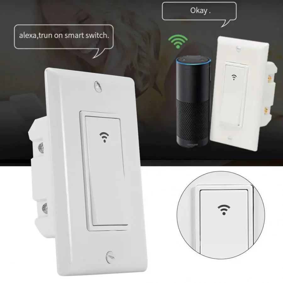 Умный настенный выключатель с Wi Fi 1/2/3 клавиш умный таймер для Alexa Google Home