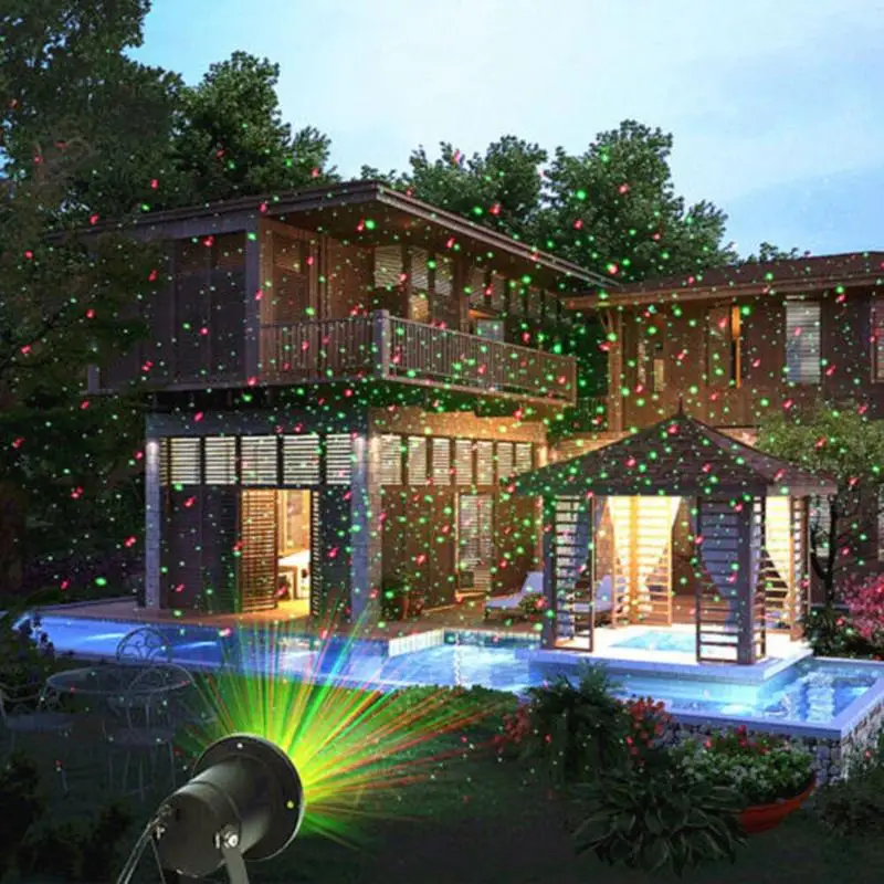 

Outdoor Lawn Lamp Moving Full Sky Star Laser Projector Light Christmas Garden Decoration Home Landscape Lamp LED Stage Light
