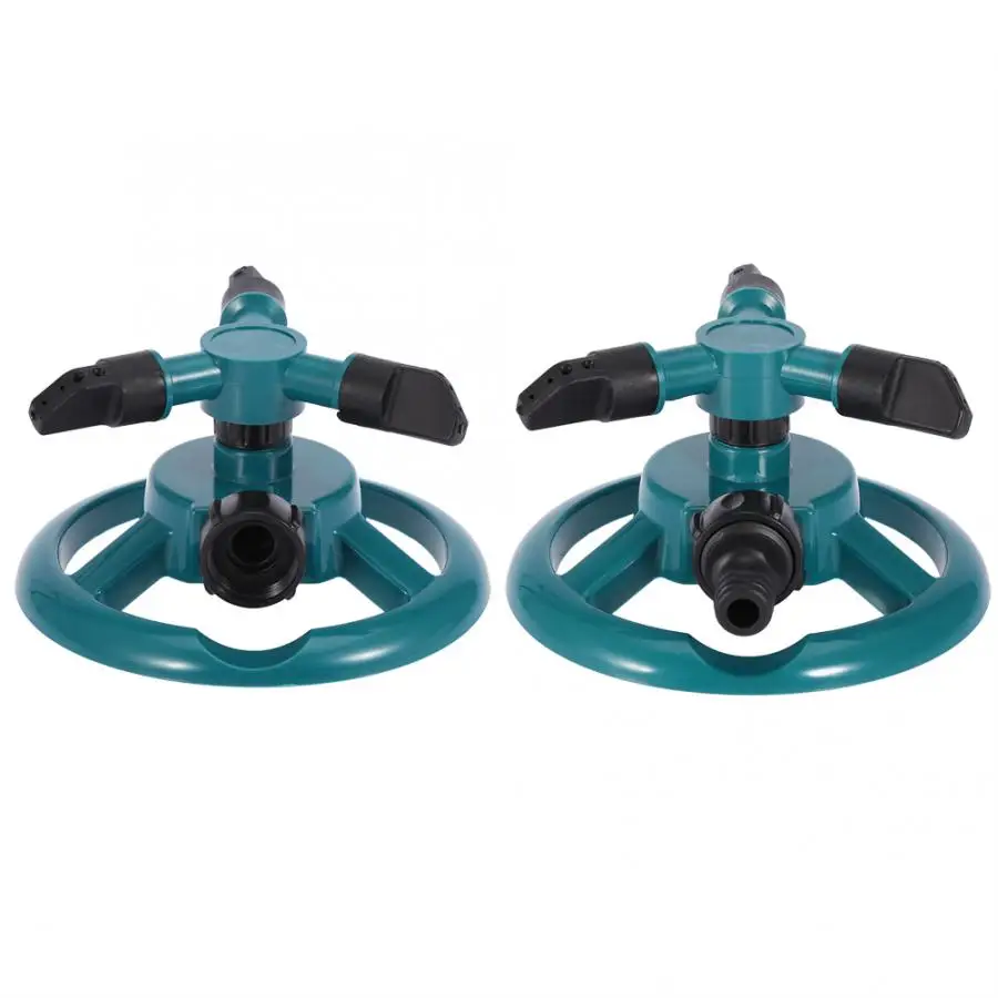 

360 Degree Automatic Rotating Watering Sprinkler Irrigation Nozzle Pipe Garden Watering Systems