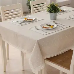 Белая Маргаритка конопли кружева скатерть, украшение для дома, различные модели Обои для рабочего стола