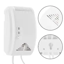 AC 85-260 V Природный датчик утечки газа детектор утечки дома устройство безопасности с электромагнитным клапаном