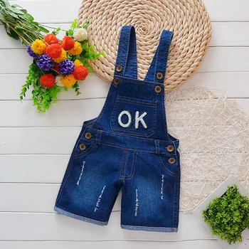 Boys Shorts Baby Summer Pants Baby Boys Overalls 1-3 Years Kids Trousers Children Jeans Girl Summer Trousers Boy One-pieces 1