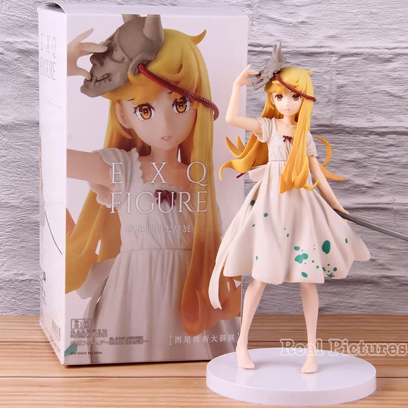 EXQ фигурка Monogatari Oshino Shinobu Bakemonogatari Shinobu фигурка ПВХ Коллекционная модель игрушки