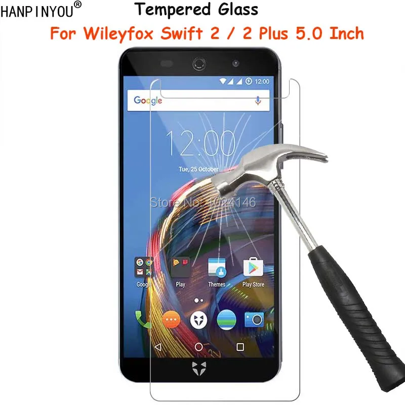 

For Wileyfox Swift 2 / 2 Plus 5.0" Tempered Glass Screen Protector Ultra Thin Explosion-proof Protective Film Toughened Guard