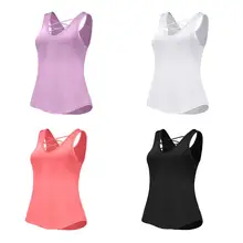 Летние для женщин для спортзала для занятий спортом жилет без рукавов женский Красота Назад топы Одежда для йоги для бега фитнеса спорта жилет