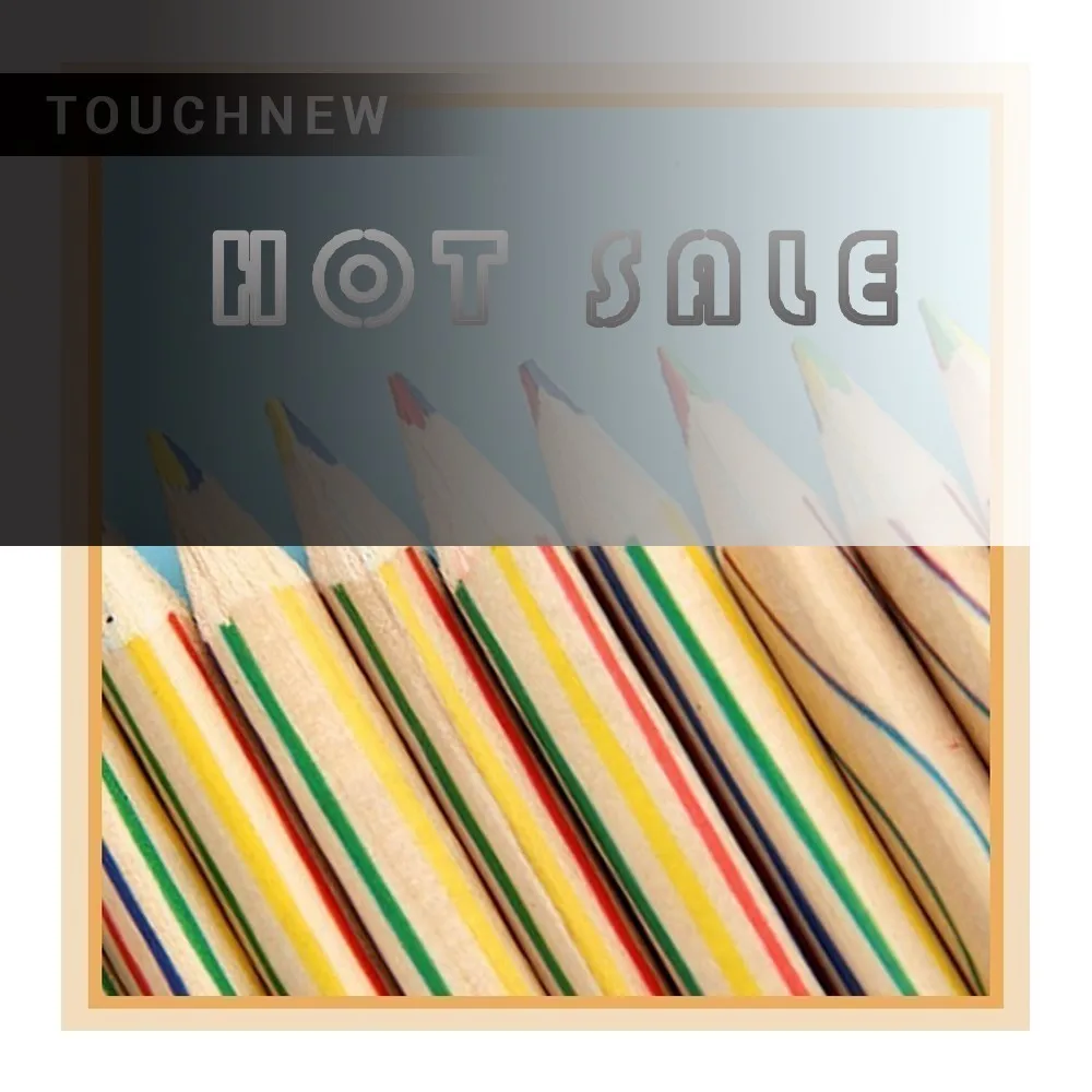 

Sale Practical Colouring pencils 50 creative beautiful painted four-color core triangle core children color pencil