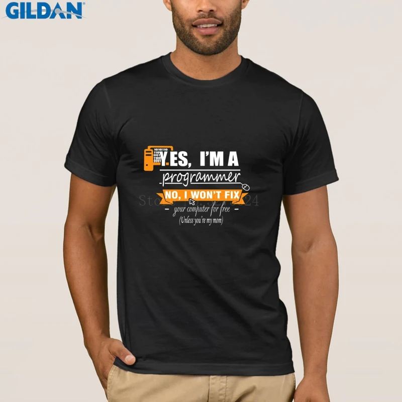 Новая Java программист компьютерная Мужская футболка я не исправлю ваш компьютер