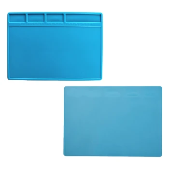 

New Soldering Station Soldering Pad Silicone Heat Gun Insulation Pad Repair Tools Maintenance Platform Desk Mat