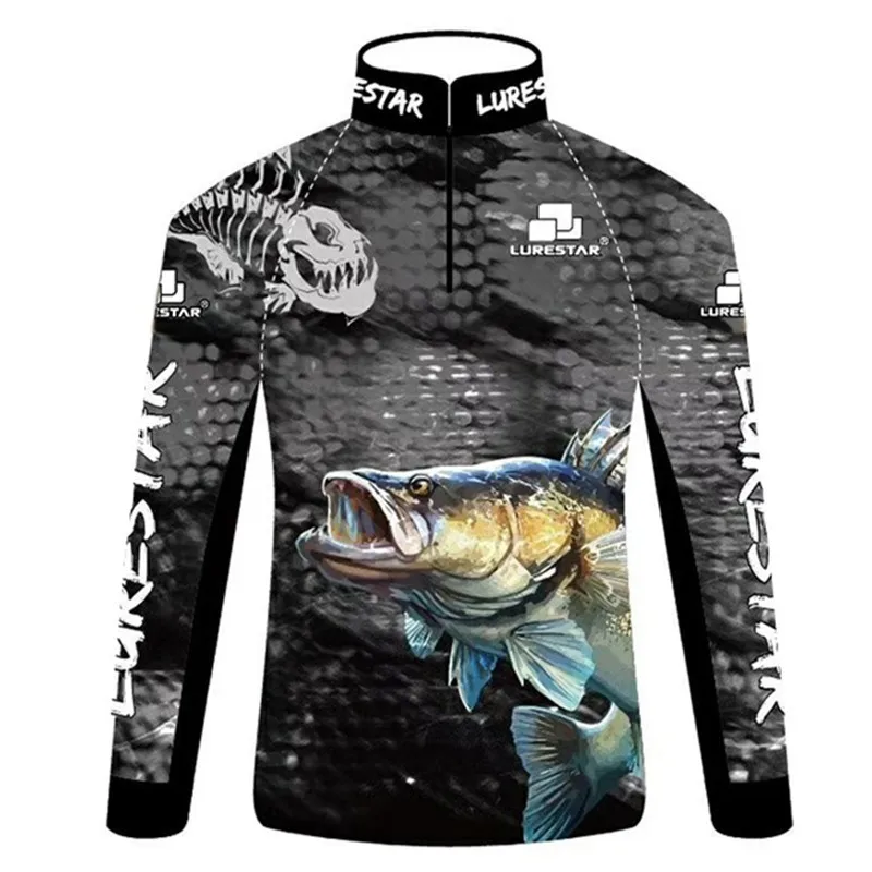 Roupas de Pesca Profissional ao ar Camisas de Pesca de Manga Jérsei para Calças de Pesca de Alta Livre Longa Respirável Anti-uv Qualidade
