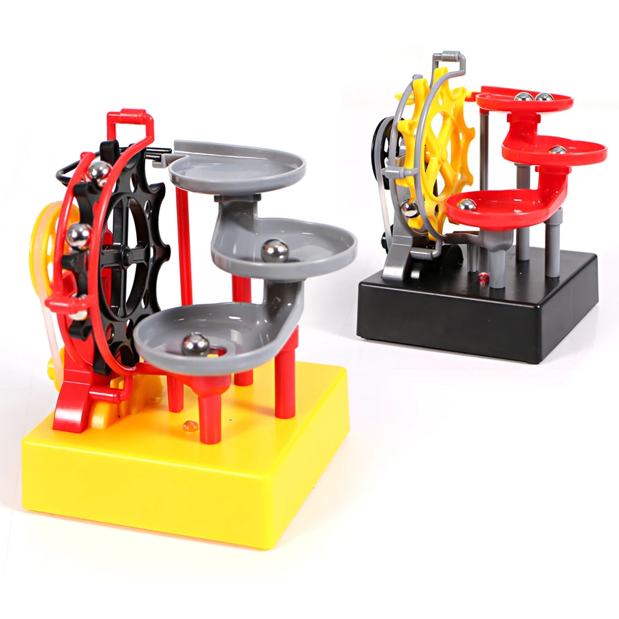 

DIY Assembly Marble Run With Music and Light Electronic Desktop Toy Machine For Children Construction Scientific Kit puzzle toy