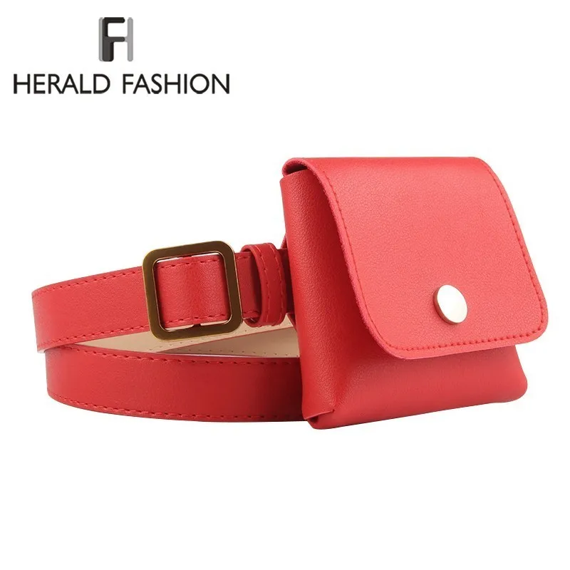 

Herald Fashion Women Waist Pack Female Belt Bag Phone Pouch Bags Brand Design Envelope Bags for Ladies Girls Fanny Pack Bolosa