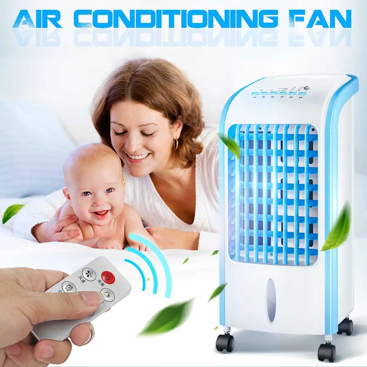 

220V Portable Air Conditioner Fan Humidifier Cooler Water Cooling System Electric Conditioner Mechanical/Remote Control