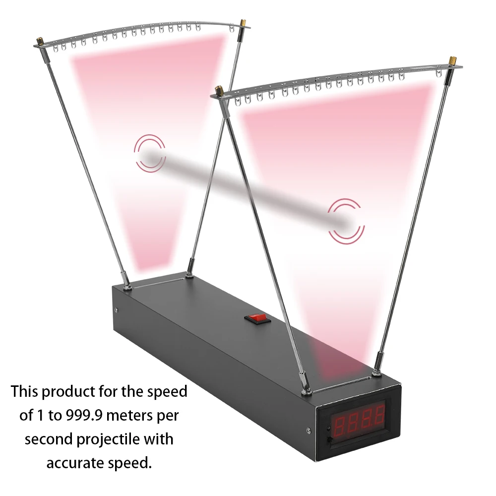 حساسية عالية Velocimetry تسريع سرعة سرعة قياس الآلات مقلاع سرعة متر توقيت لاطلاق النار