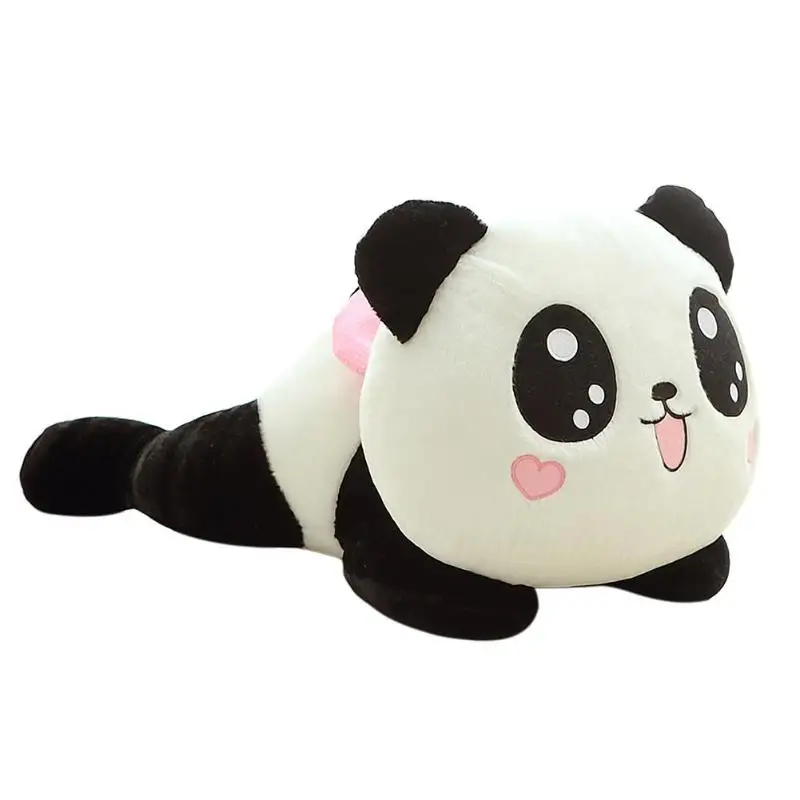 20cm Soft Plush Panda Toy Cute Panda Pillow Cushion Hug Toy Baby Stuffed Animals Toys Boys Girls Sleep Pillow 2019 Xmas Gift