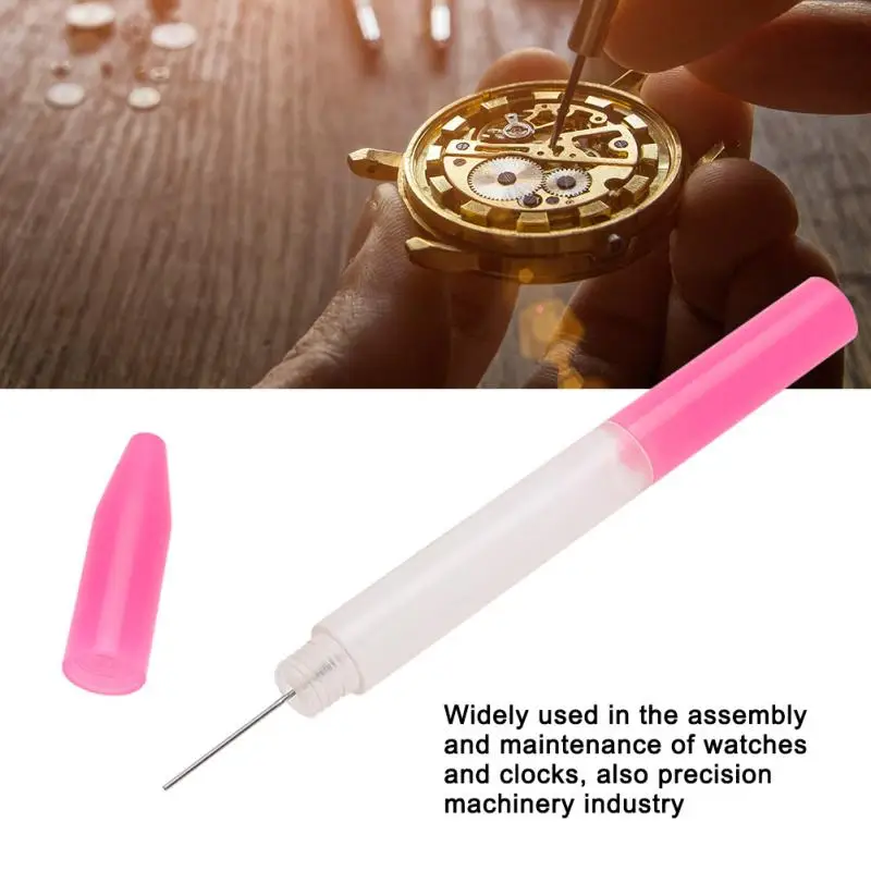

3Pcs/Set Lubricant Oiler Pen Tip Mini Lubricant Oil Pen Needle Watch Clock Sewing Repair Tool watchmaker tools for watch repair