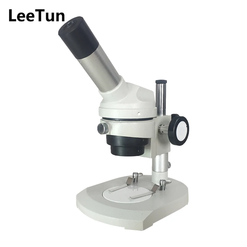 

20X or 40X Monocular Dissecting Stereo Microscope with 20X UP-right Image Small Size 2X Objective 360 Degree Rotatable Head