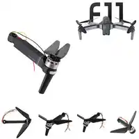 LeadingStar 4pcs SJRC F11 RC Drone Spare Parts Axis Arms with Motor & Propeller for FPV Racing Drone Frame Parts Replacement