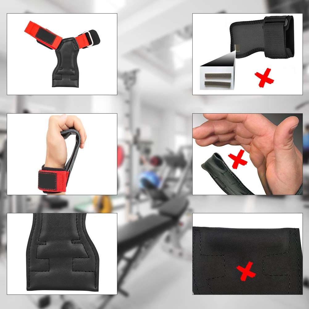 1 пара спортивные перчатки для занятий тяжелой атлетикой с захватом для тренировки Кросса мужские и женские, не скользящие перчатки для тяжелой атлетики