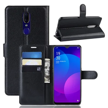 

10pcs/lot phone cases Lychee Wallet Leather case For OPPO Reno 5G 10X room Realme 3 X lite A5s AX5s F11 R17 pro AX7 Find X K1