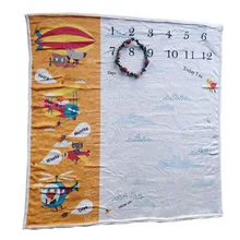 40x40 дюймов для новорожденных фланелевое одеяло для месяца детское Домашнее использование одеяло-Ростомер многоцелевой кондиционер одеяло теплопередача