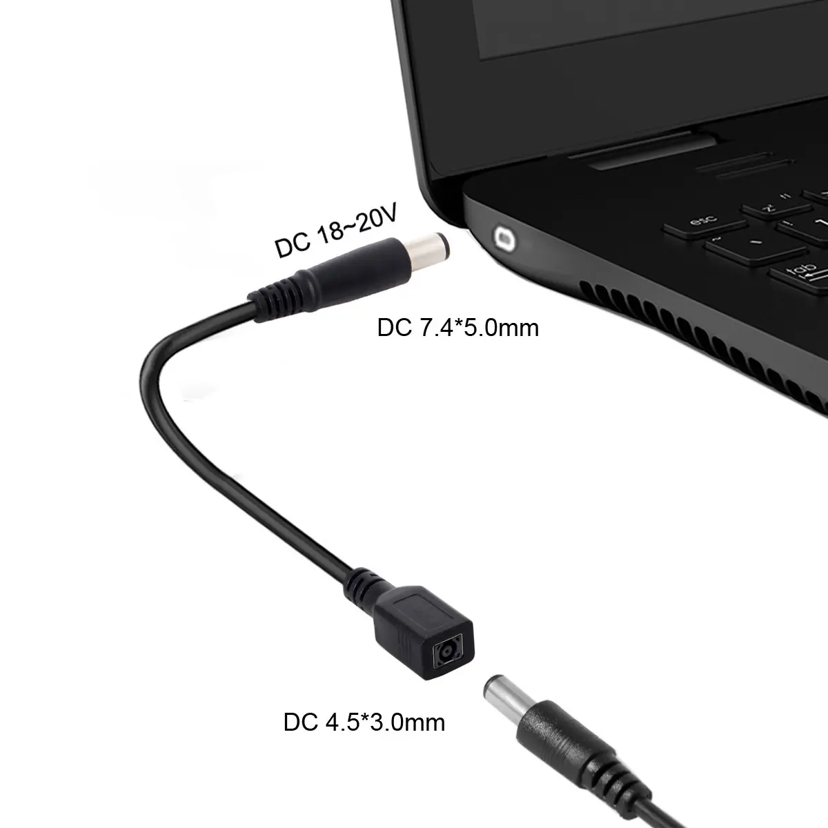 Разъем постоянного тока 4 5*3 0 мм на разъем 7 4*5 кабель питания для HP Dell Lap top Lenovo