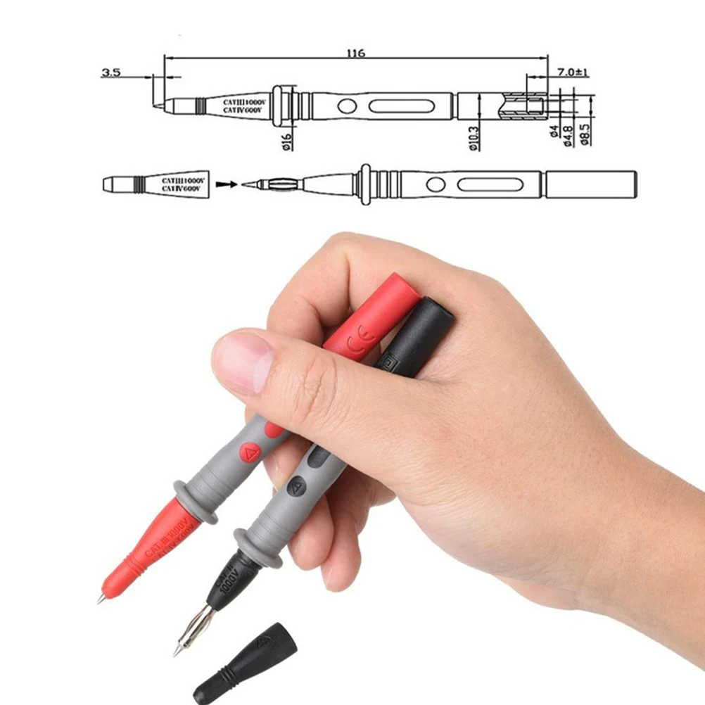 

Test Leads Kit Digital Multimeter Leads Set Automotive Test Leads with Alligator Clips Multimeter Accessories