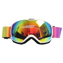 Детские Лыжный Спорт лыжные очки противотуманные лыжи, и т. д. UV400 защитный чехол для путешествий, активного отдыха, спорта, и т. д. очки