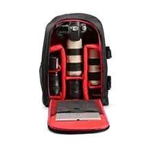 Multi-functional Waterproof Camera Backpack Laptop Video Case DSLR Camera Bag for Nikon Canon Sony Digital Camera huwang big capacity camera video bag waterproof multi functional digital laptop 15 6 backpack w rain cover for canon nikon