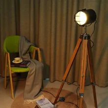 Тренога торшер стоячие светильники Декор для гостиной чтения освещение деревянный треугольник современный минималистский промышленное освещение