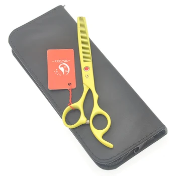 

Meisha 6.5 Inch Pet Grooming Hair Thinning Scissors Stainless Steel Curved Dog Trimming Shears Puppy Hair Cutting Clipper HB0202