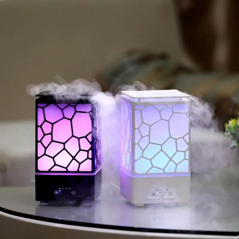 

Quiet Ultrasonic Air Humidifiers Aroma Diffusor Colorful LED Lights Home Essential Oil Diffuser Humidificador Mist Maker