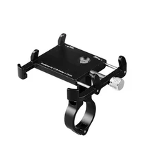 Алюминиевый черный держатель для мотоцикла велосипед велосипедный руль фиксированная Мобильная Навигация