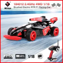 WLtoys 184012 2,4 ГГц RC автомобиль 4WD 1/18 45км/ч Электрический RTR F1 гоночный автомобиль RC Mdeo автомобильный пульт дистанционного управления Управление игрушки