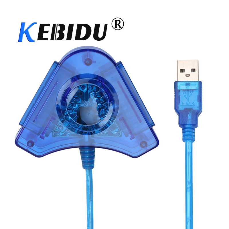 Kebidu новый джойстик USB двойной плеер конвертер адаптер кабель Поддержка двух