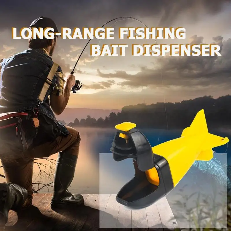 

Long Shot Fishing Bait Rocket Feeder Float Bait Holder Maker Tackle Spomb Spod Bomb Bait Fishing Carp Pellet