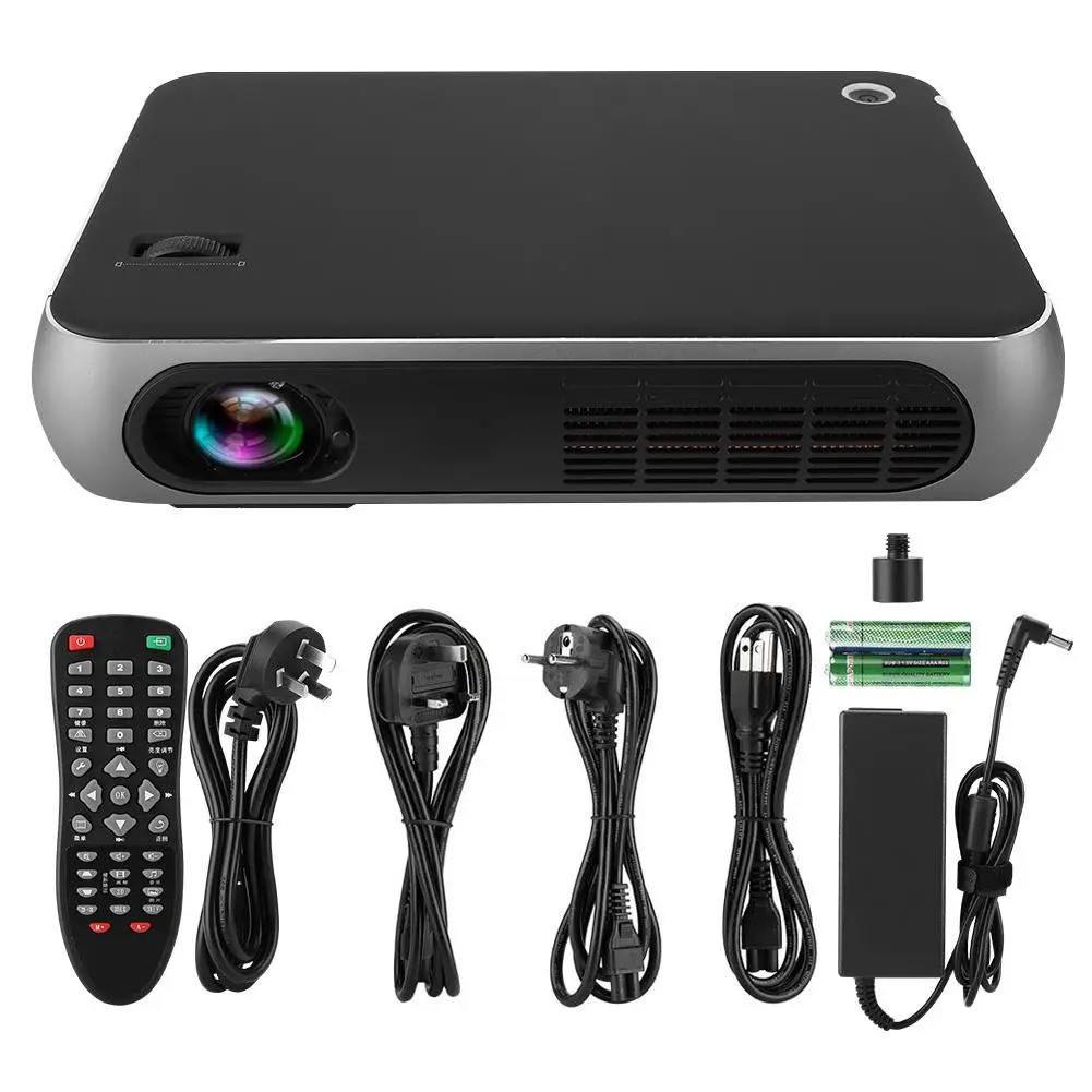 

HD 1080P 3D HDMI Dual-band WIFI 4K 5G 8-core Bluetooth DLP Projector For Android/iOS for Home Media Player, Home Theater etc