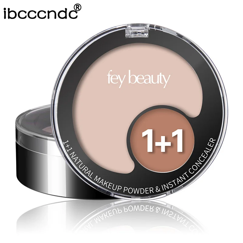

1pc Face Powder Compact Contour Palette Soft Gentle Eye Setting Powder Base Matte Bronzer Oil Control Concealer Makeup Tools