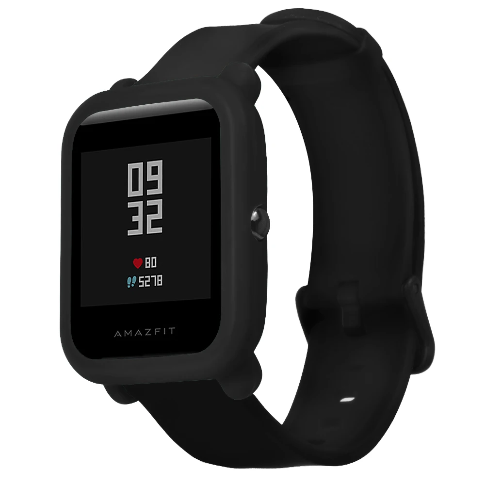 

BlackSoft Protection Silicone Full Case Cover For Huami Amazfit Bip Youth Watch Silicone Full Case Cover